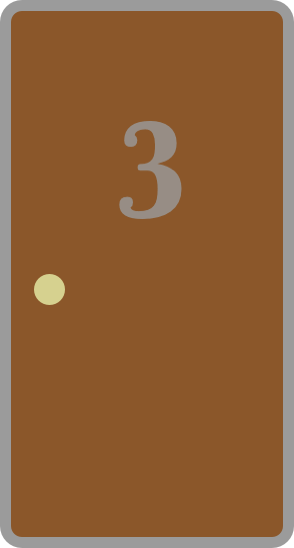 Door Three: closed